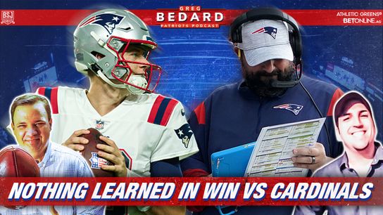 .@athleticgreens Podcast & Video: Bedard Patriots Pod - Nothing new learned in win over Cardinals taken at BSJ Headquarters (Patriots)